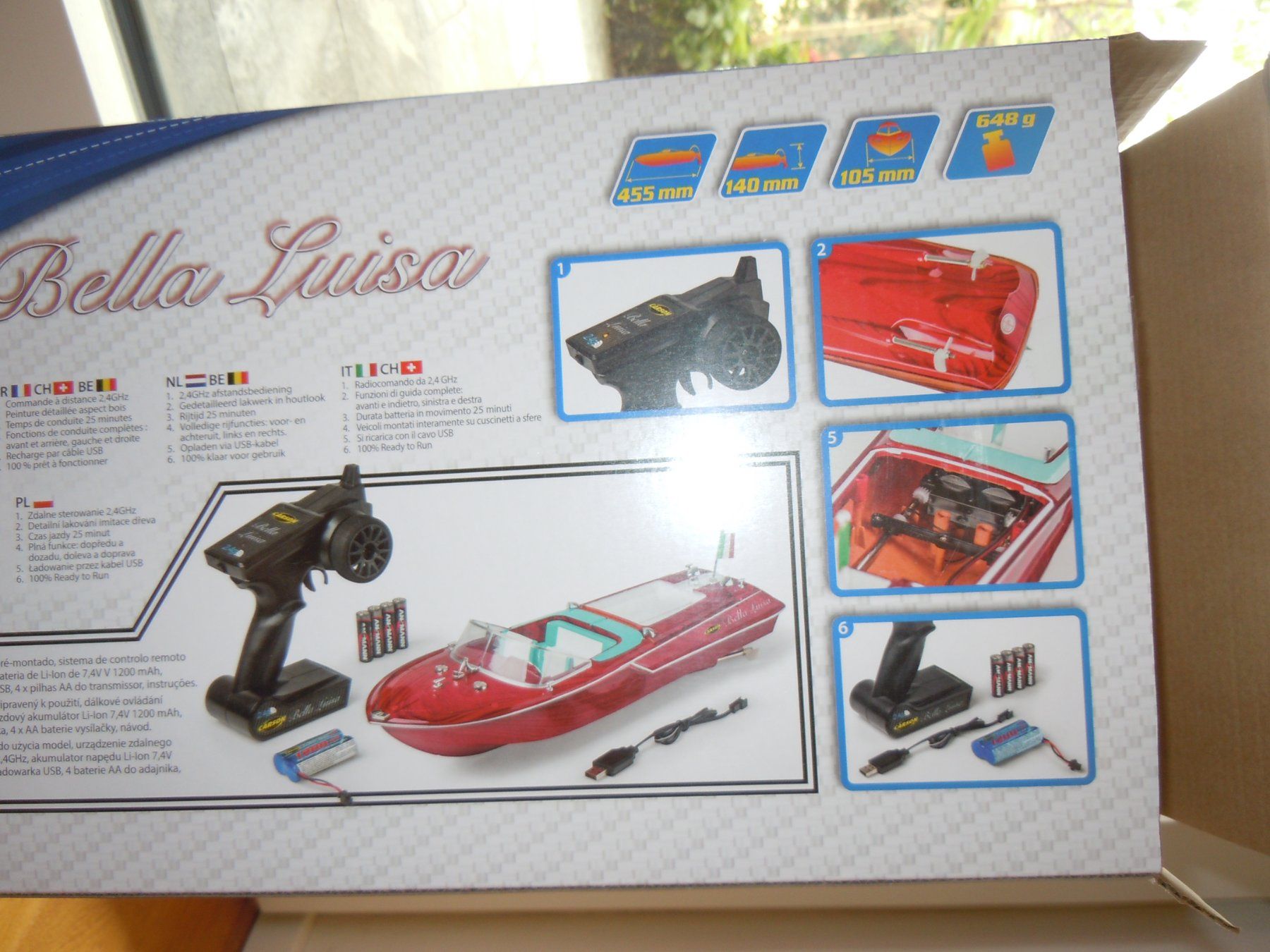 Carson RC Kits de montage: Carson RC Boot Bella Luisa mit 2 Akkus gebraucht – D'occasion à Schaan par Sya6 2