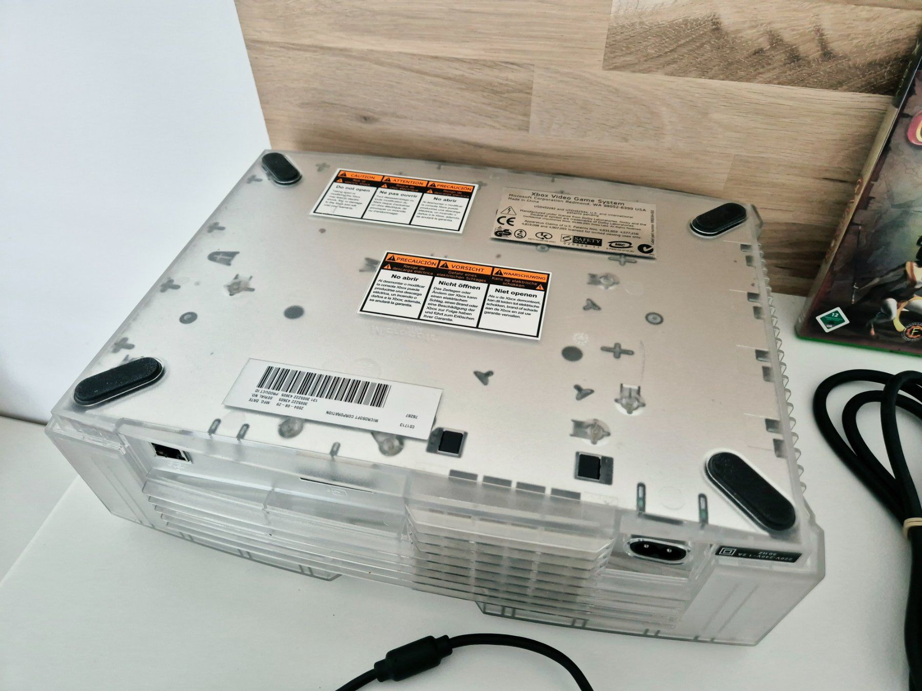 Microsoft Console: Xbox Translucent Weiss "Crystal" Edition Konsole - Selten – Usato da Bassersdorf venduto da retrolab 3