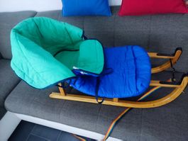 🤩 Babyschale und warmer Wärmesack zu Davoser Schlitten