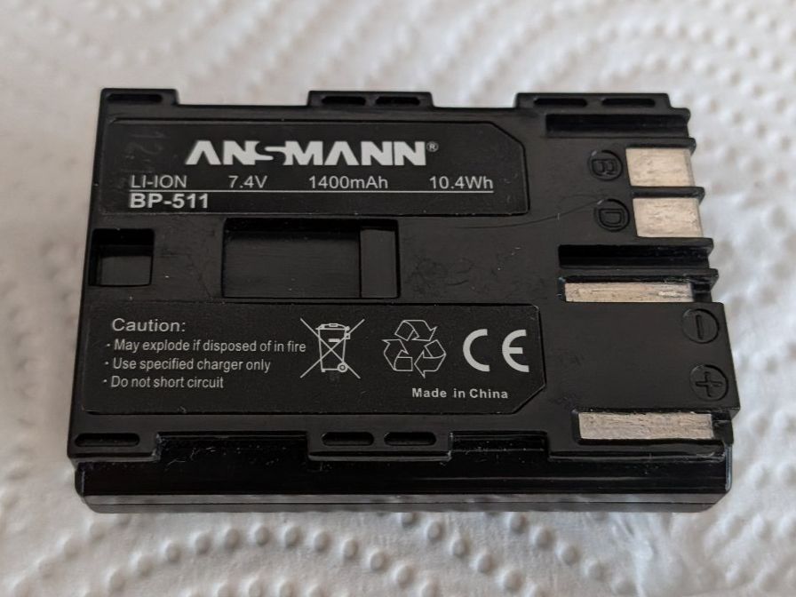 Canon Batterie: Akku BP-511 zu Canon – Usato da Münsingen venduto da Rufer34 1