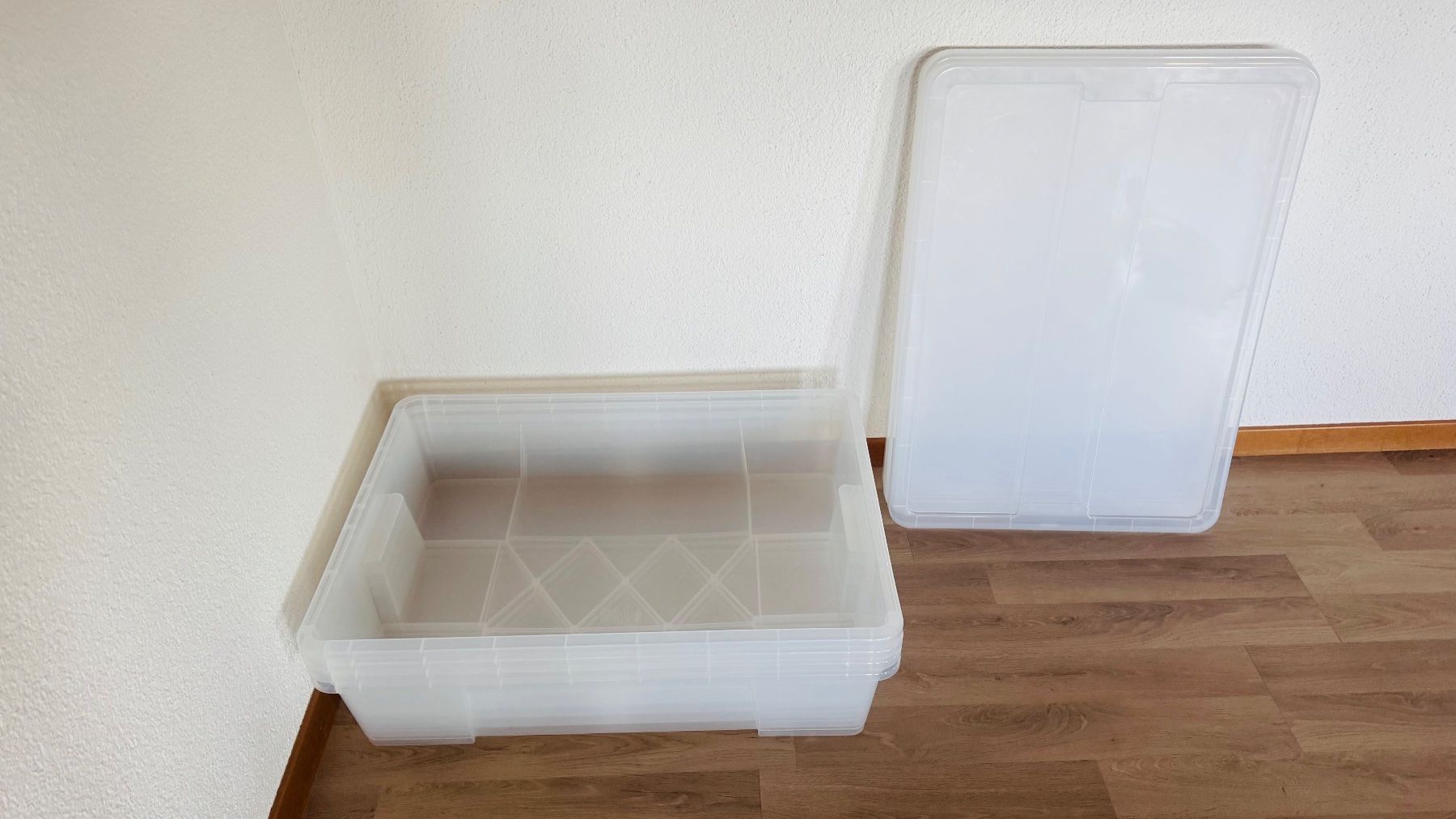Casse di trasporto: Ikea Box SAMLA mit Deckel 55L – Usato da Worb venduto da nmvd