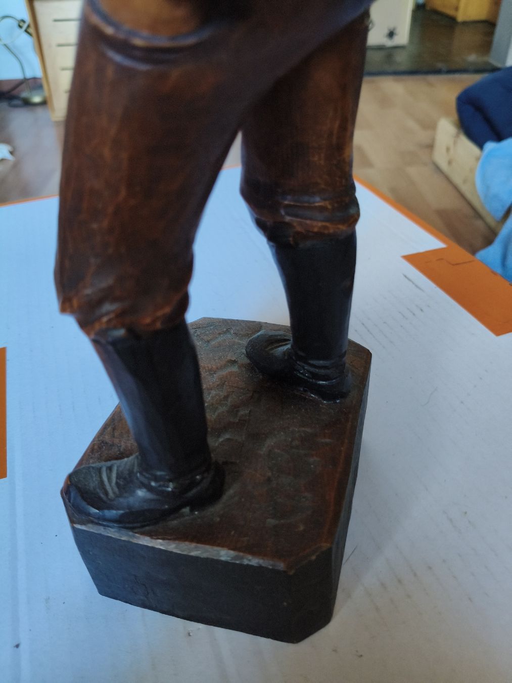 Statuette: Rustikale Holzfigur eines Jägers – Handgeschnitzt! – Usato da Rüfenacht BE venduto da di.kernen 5
