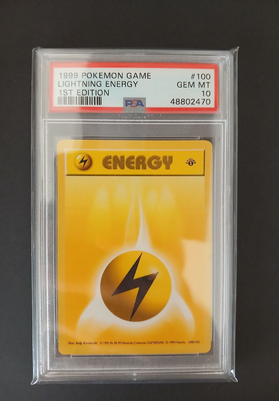 Pokémon Carte collezionabili: Pokémon Lightning Energy 1st Edition PSA 10 Gem Mint  – Usato da Taverne venduto da damigiano