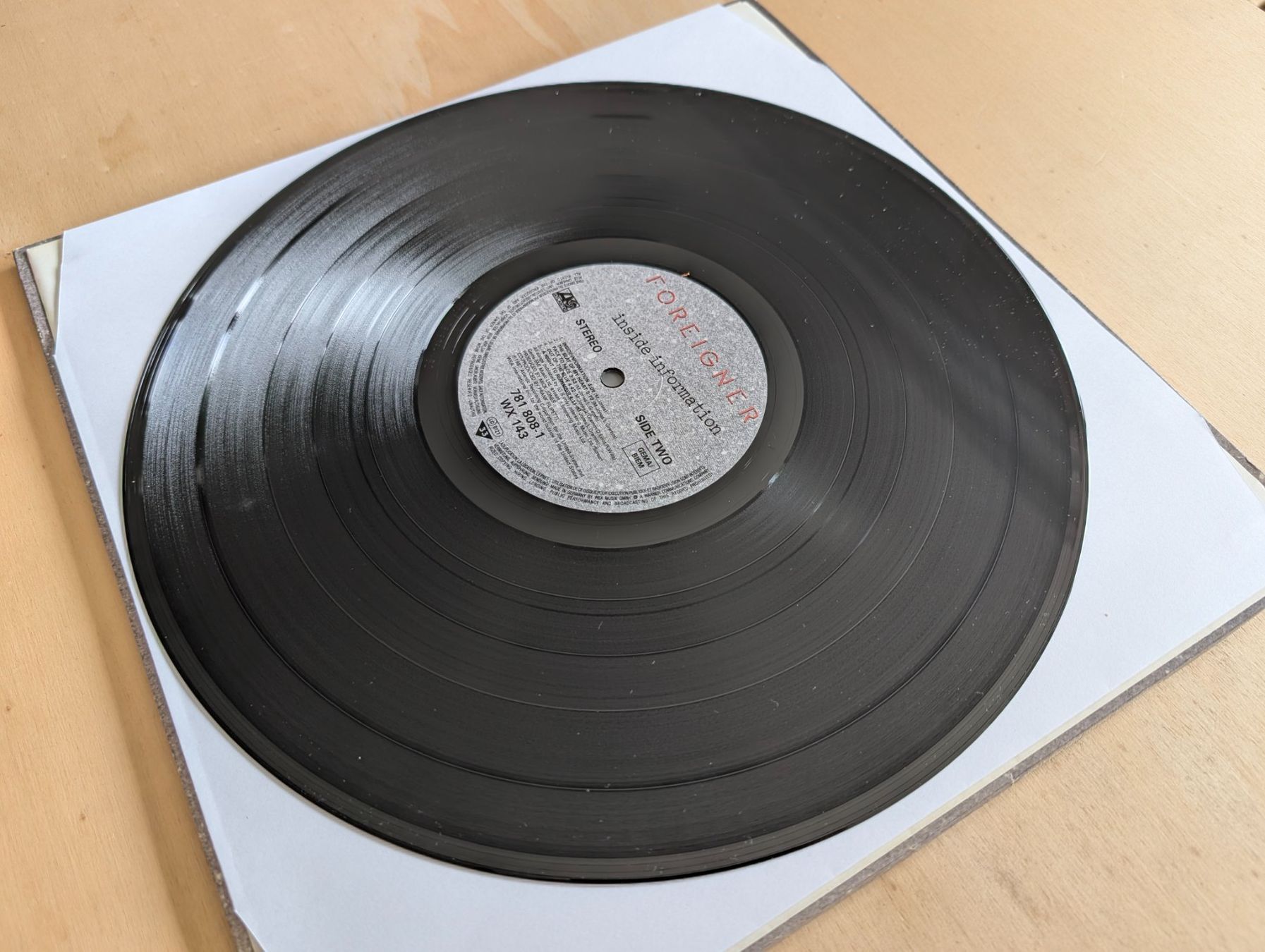 Dischi in vinile: Foreigner – Inside Information  UK&EU 87  OIS – Usato da Ebikon venduto da kisuM 8