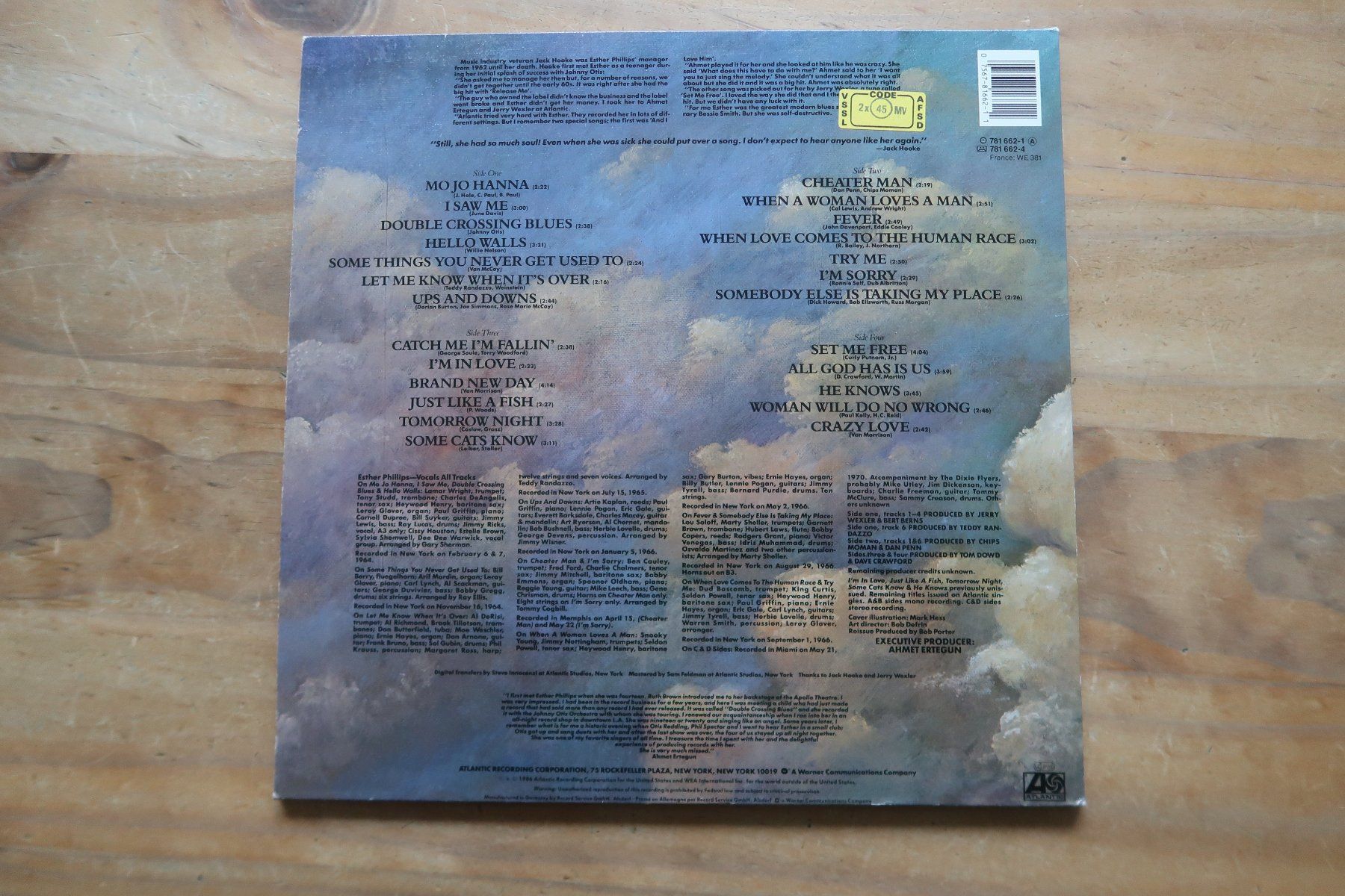 Dischi in vinile: ESTHER PHILLIPS - SET ME FREE - 2x VINYL LP – Usato da Basel venduto da Patiscat 1