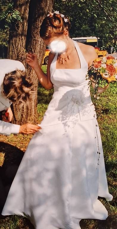 Vestiti: Vendo abito da sposa linee pure t.36-38 – Usato da Gordola venduto da celiane78 1