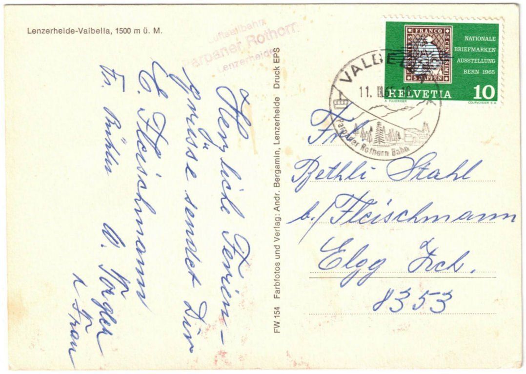 Cartoline postali: Lenzerheide - 6 Bild AK – Usato da Binningen venduto da Mountainrider 1