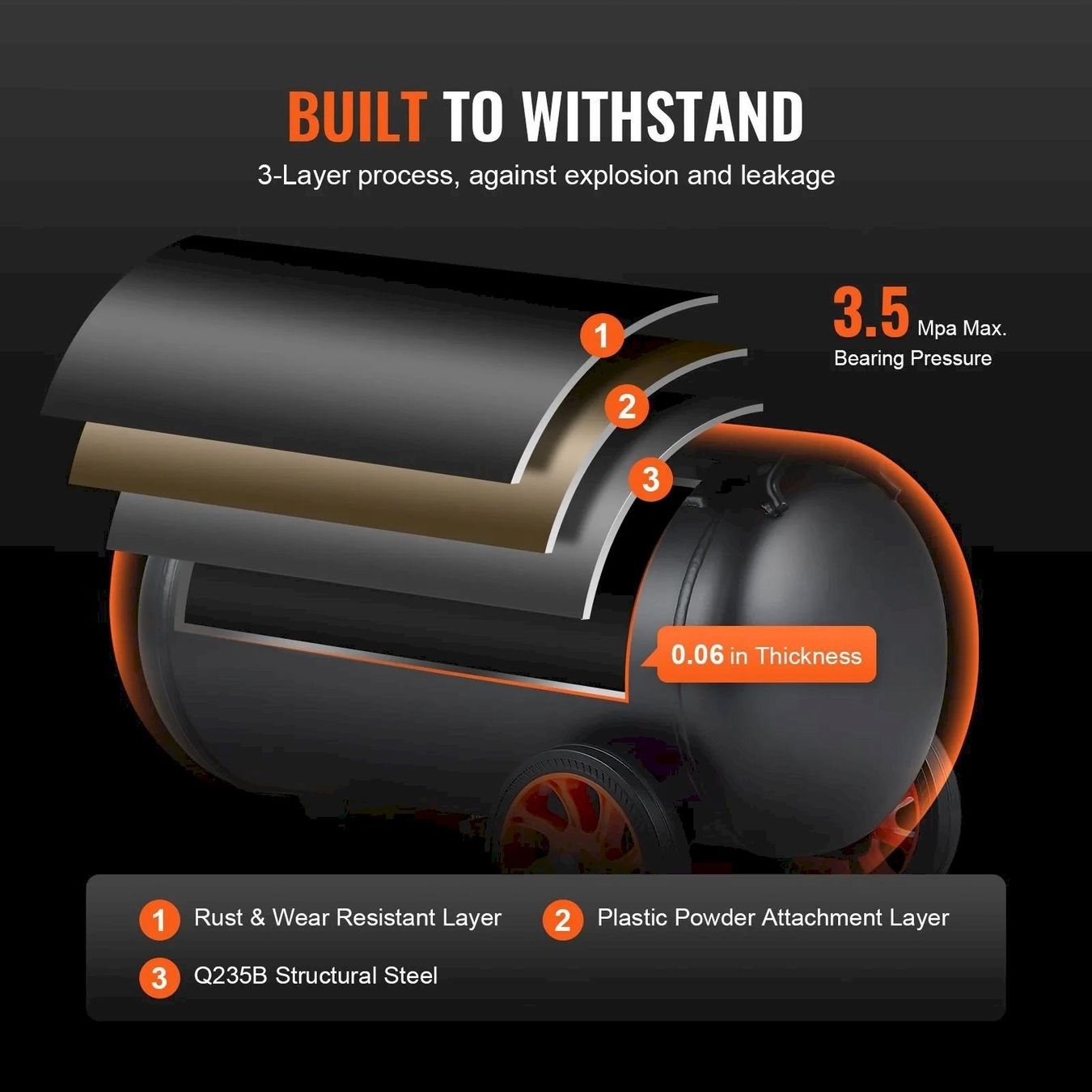Compressori: VEVOR 2-1450F24 Flüsterkompressor 8bar – Nuovo e nell'imballaggio originale da Bottighofen venduto da zaap 4