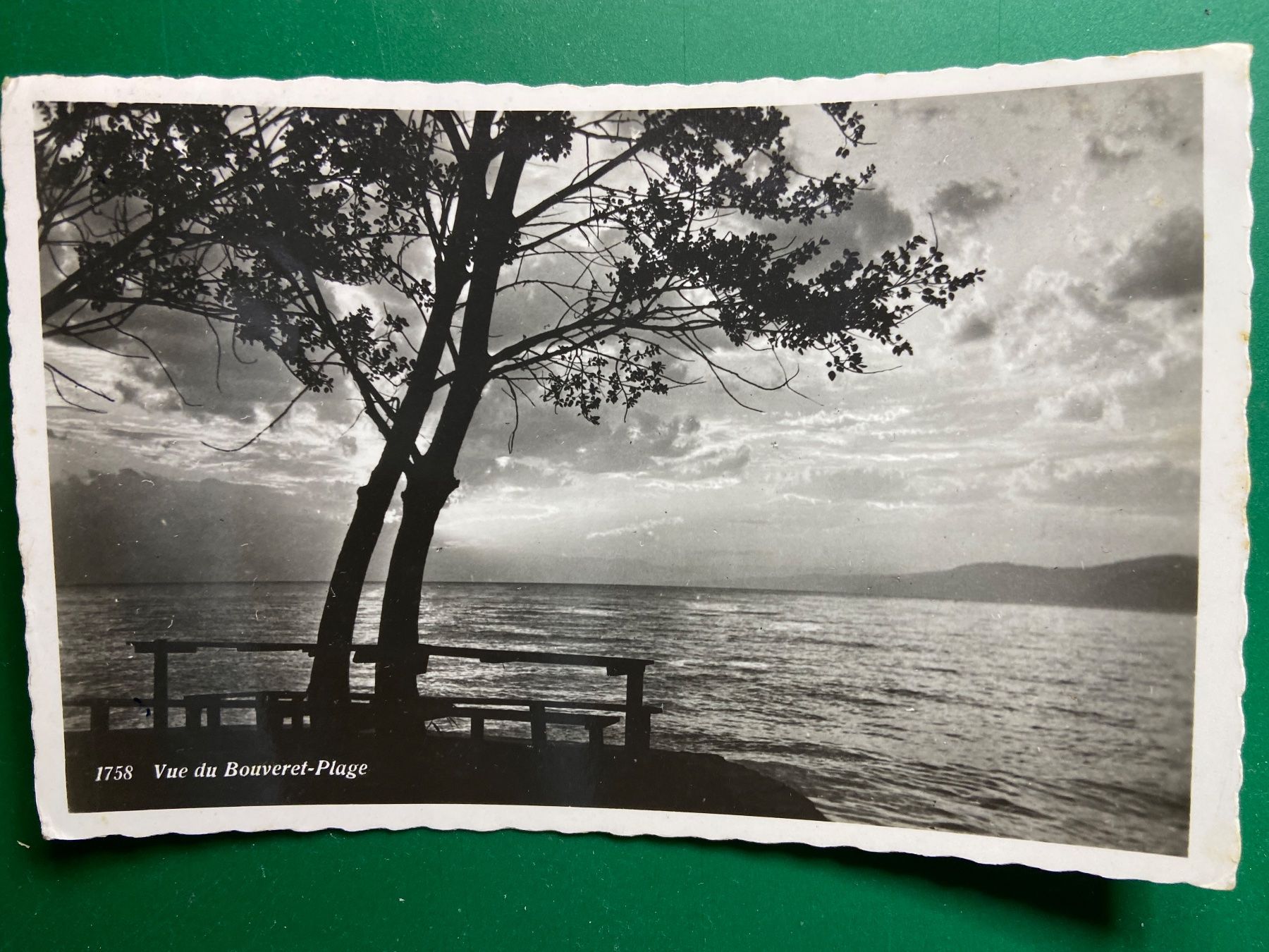 Ansichtskarten: Vue du Bouveret-Plage – Gebraucht aus Steg VS von _vinci_