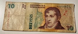 Argentinien 10 Pesos