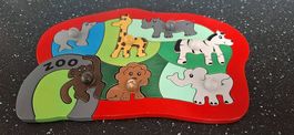 Holzpuzzle Zootiere