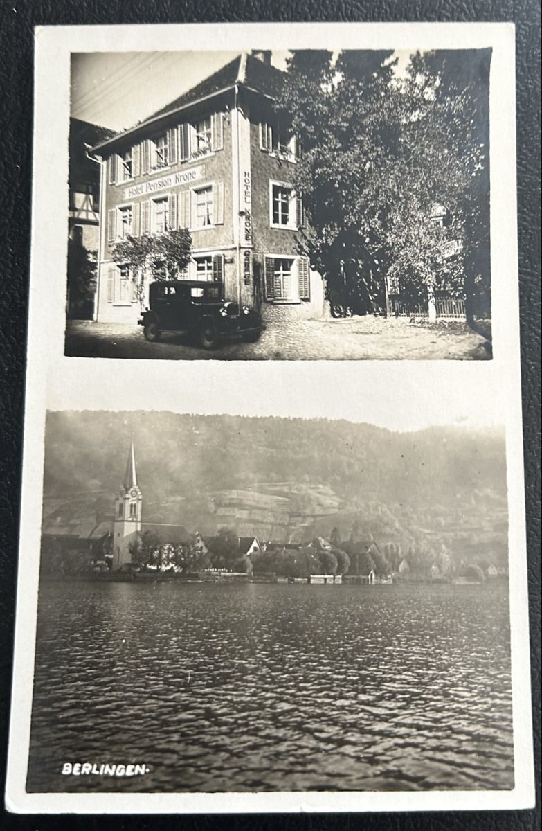 Cartoline postali: Fotokarte Berligen 2-Bildrz – Usato da Horw venduto da Tellbub
