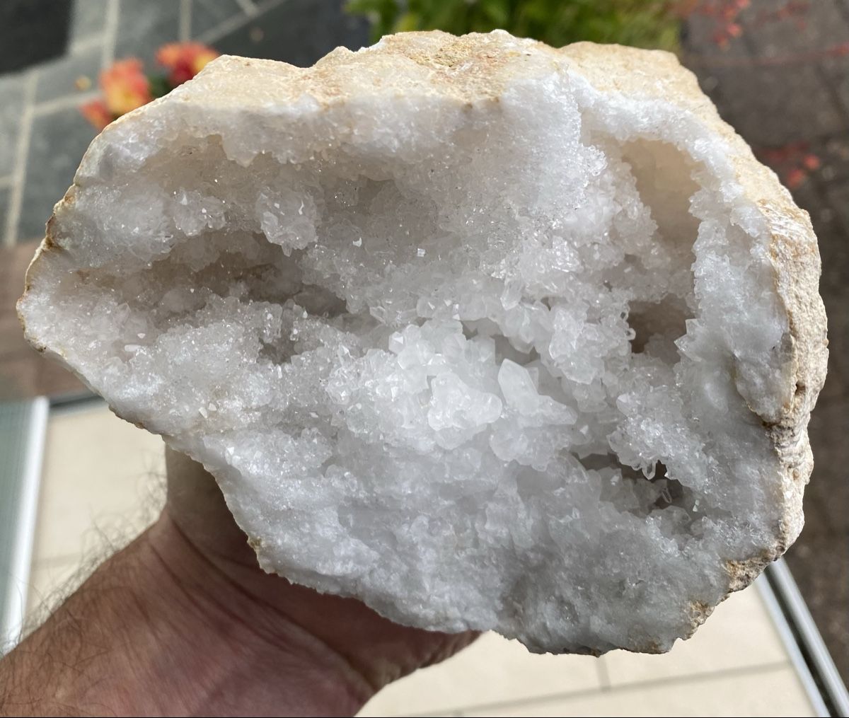 Mineralien & Heilsteine: Top grosse Quarz Geode  – Gebraucht aus Selzach von 321compac 9
