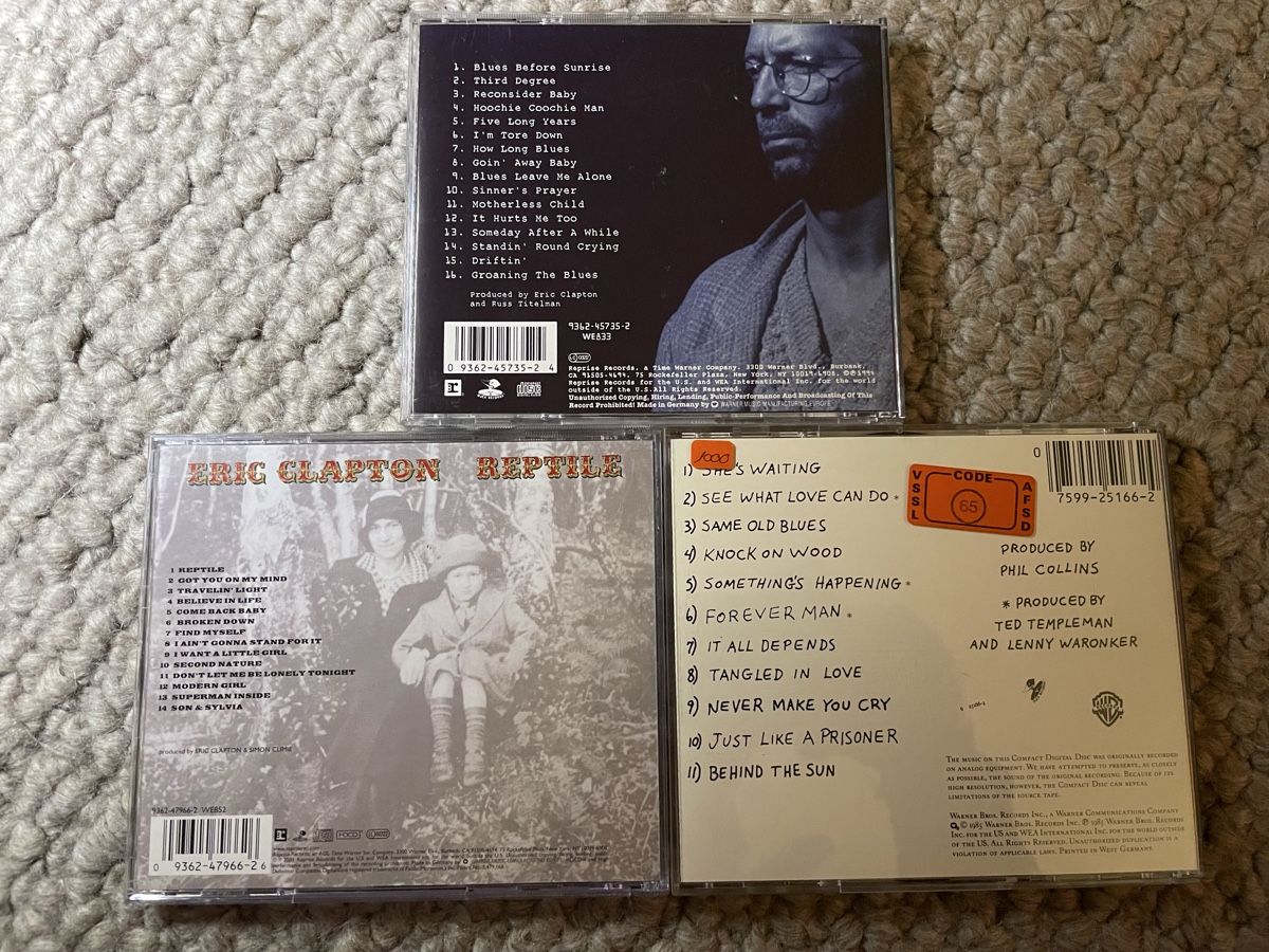 CDs: 3x Eric Clapton – Gebraucht aus Reinach AG von trigger7811 1