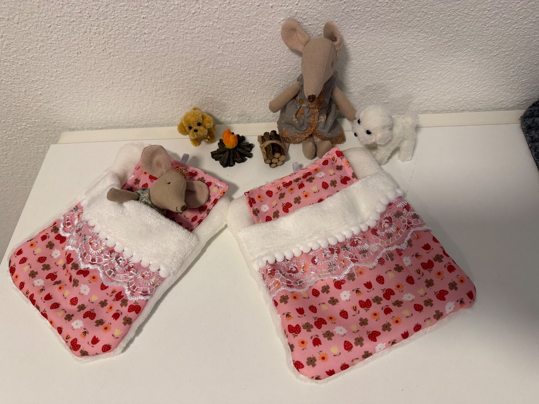 Case e mobili per bambole: Puppenhausmöbel - Schlafsack – Nuovo (secondo la descrizione) da Richterswil venduto da binchen03 4