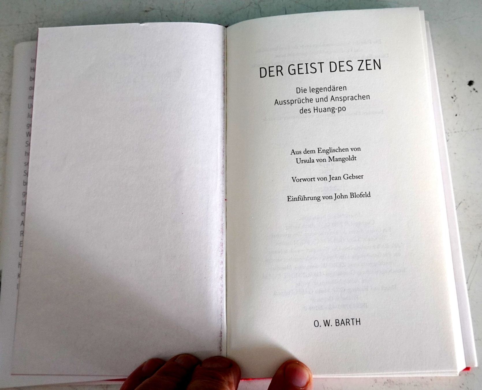 Libri: Der Geist des Zen O.W. Barth – Usato da Baar venduto da 2cvbaar 1