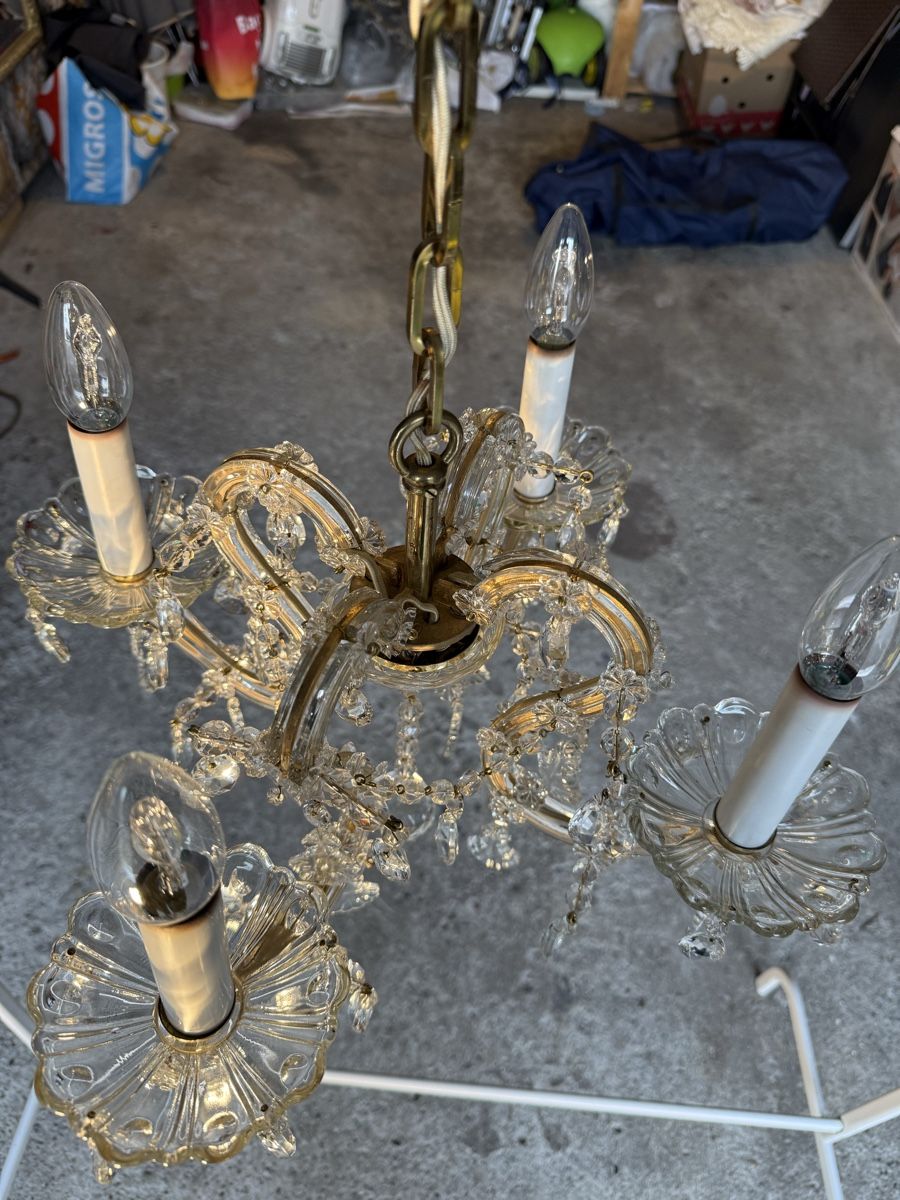 Lampadari & plafoniere: Glass Kristall Kronleuchter Alt – Usato da Benglen venduto da Dubai1234 1