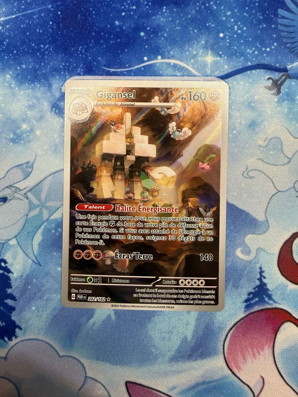 Pokémon Carte collezionabili: Gigansel AR - PAR 202 FR – Nuovo (secondo la descrizione) da Courgenay venduto da ScamBoxOff