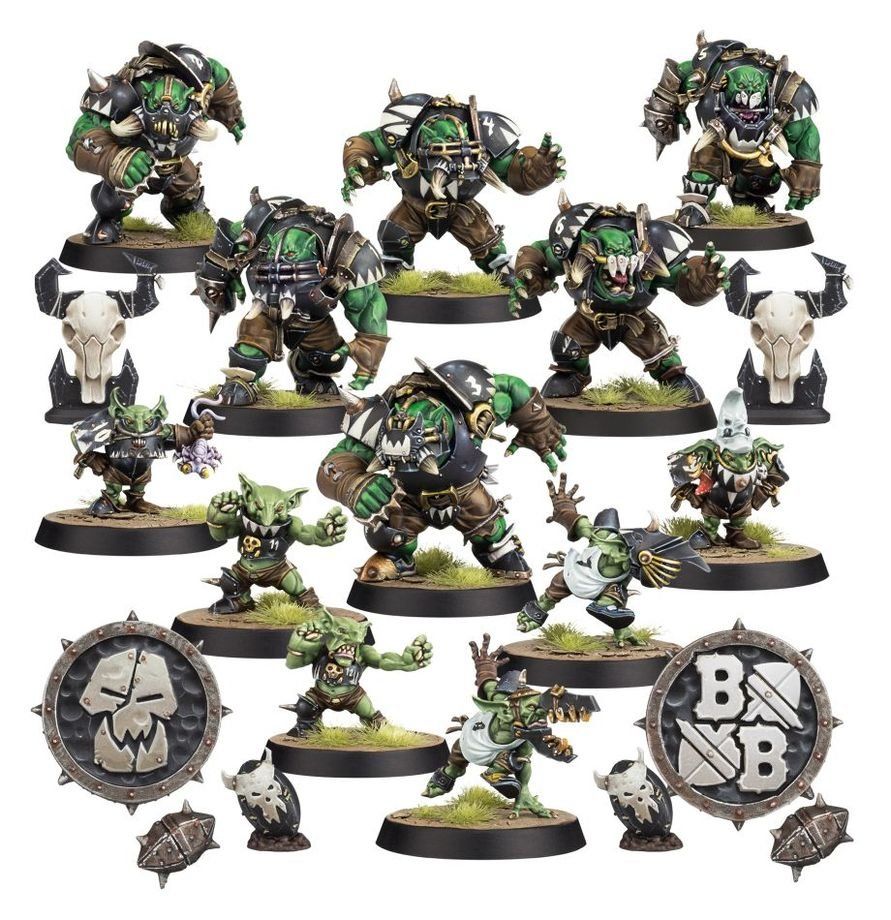 Kit di modellismo & Modellini statici: Blood Bowl - Schwarzork-Team – Usato da Biberstein venduto da Lou13lou