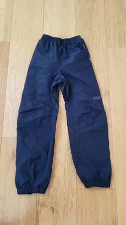 Jack Wolfskin Regenhose Kinder Gr. 128