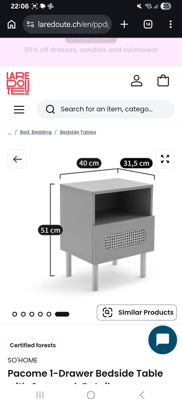 La Redoute Tables de nuit: 2x Bedside Table – Neuf (Voir description) à Zürich par Mig_fpy8 4