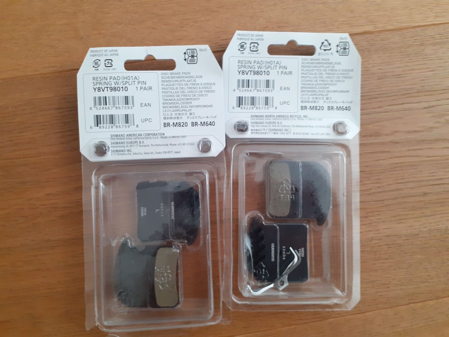 Shimano Pezzi di ricambio: Shimano DISC BRAKE PADS/H01A – Nuovo e nell'imballaggio originale da Cazis venduto da Lucio05 1