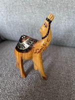 Cammello dromedario legno souvenir Tunisie 14 cm