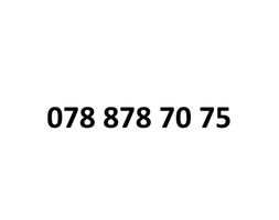Neue 078 878 70 75 PrePaid Handy Nummer mit Gratis SIM-Karte