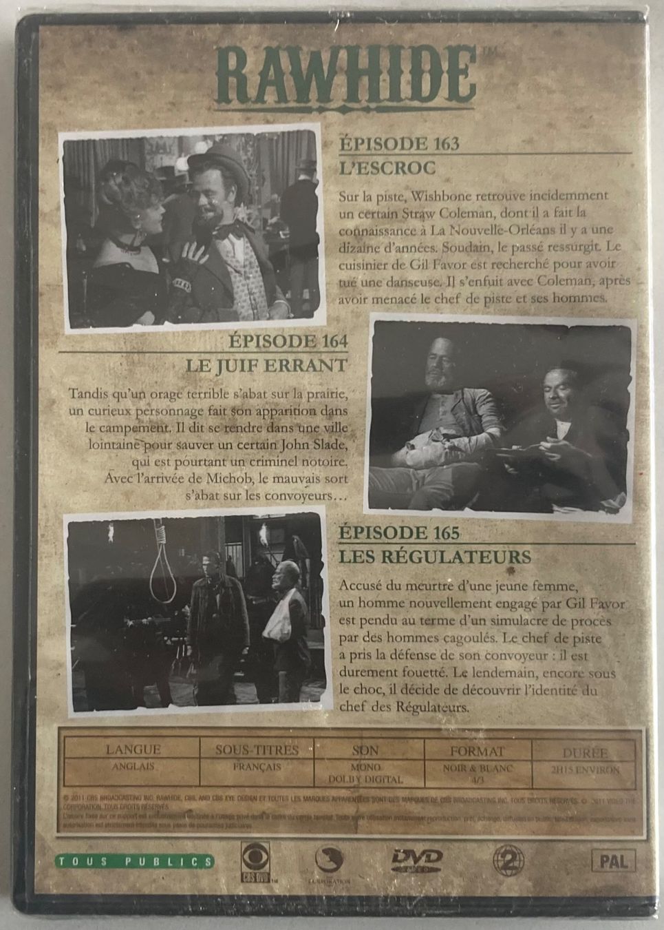 Tutti i DVDs: CLINT EASTWOOD - RAWHIDE N°55 – Usato da Poliez-Pittet venduto da Newtown-Records 4