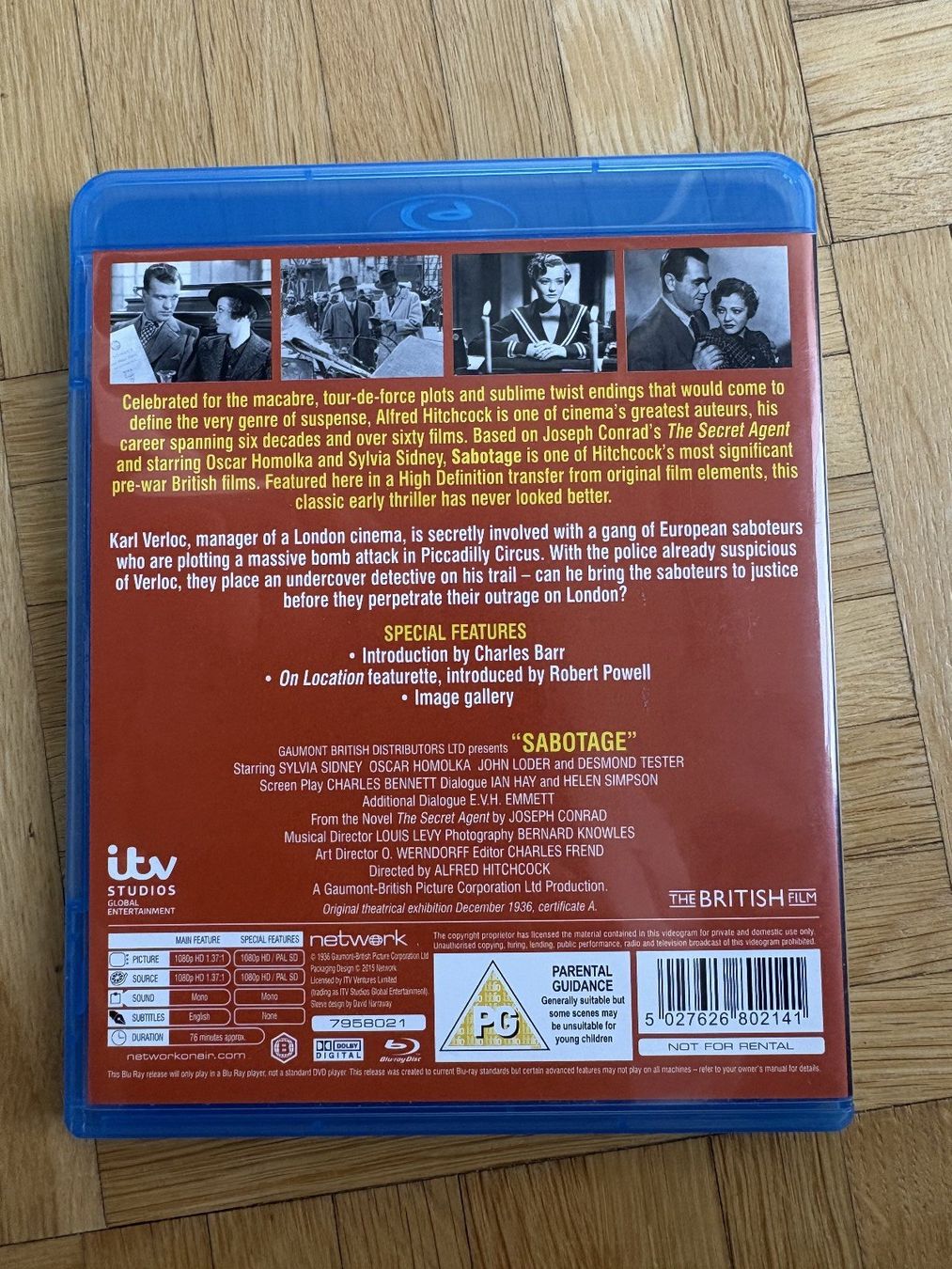Alle DVDs: Sabotage (1936) - Blu-ray – Neu (gemäss Beschreibung) aus Zürich von Malcom 2