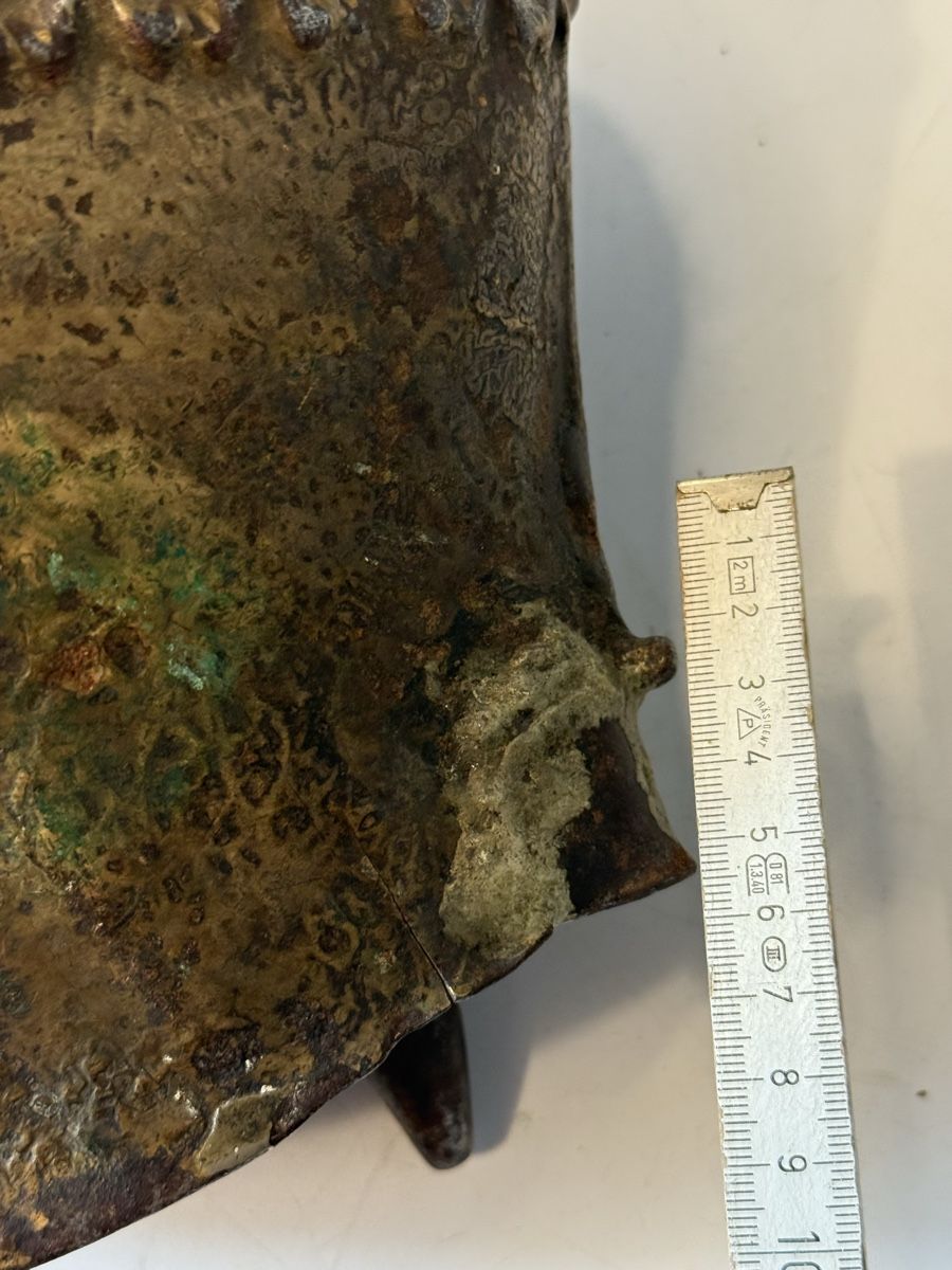 Campanacci mucche: Grosse Glocke Alt, 24x24 cm repariert B02 – Usato da Grenchen venduto da swiss.antiques 3