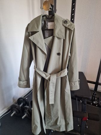 Mango (MNG) Trenchcoat – khaki grün - XS