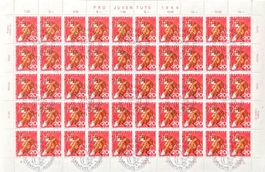 Schweiz PJ 1966 Vollbogen Fuchs J194 Ersttagsstempel Beschre