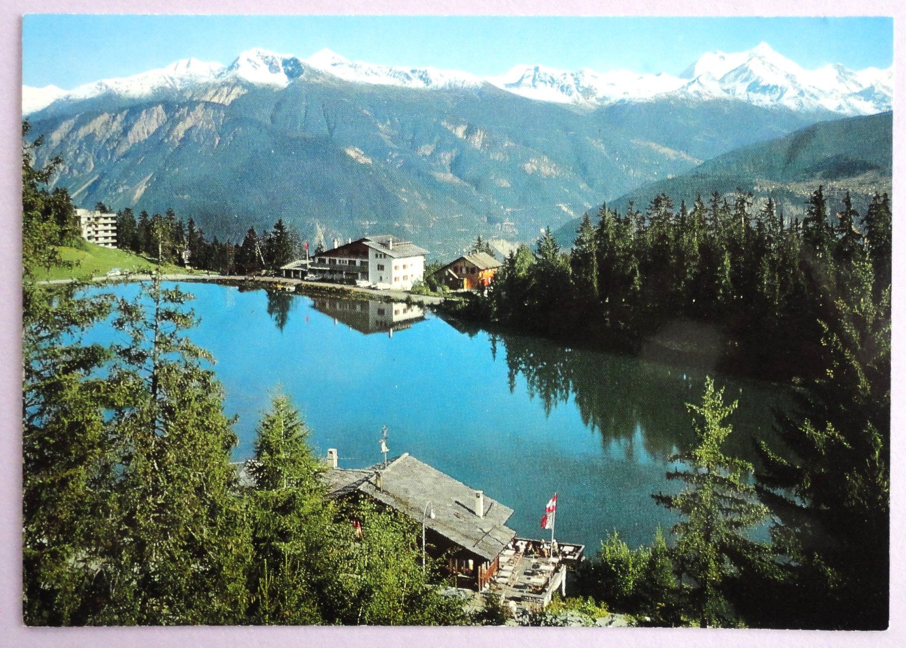 Cartoline postali: Montana - Le Lac Grenon – Usato da Fétigny venduto da Billy2miny
