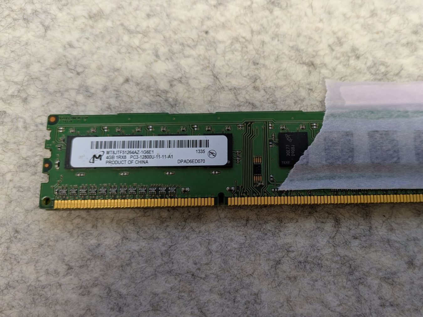 Memoria / RAM: 2x MICRON 2GB DDR3 1333MHz DIMM – Usato da Sargans venduto da Tht