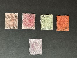 Lagos - Uralt Lot ab Queen Victoria - 6p ohne Gummi (*)