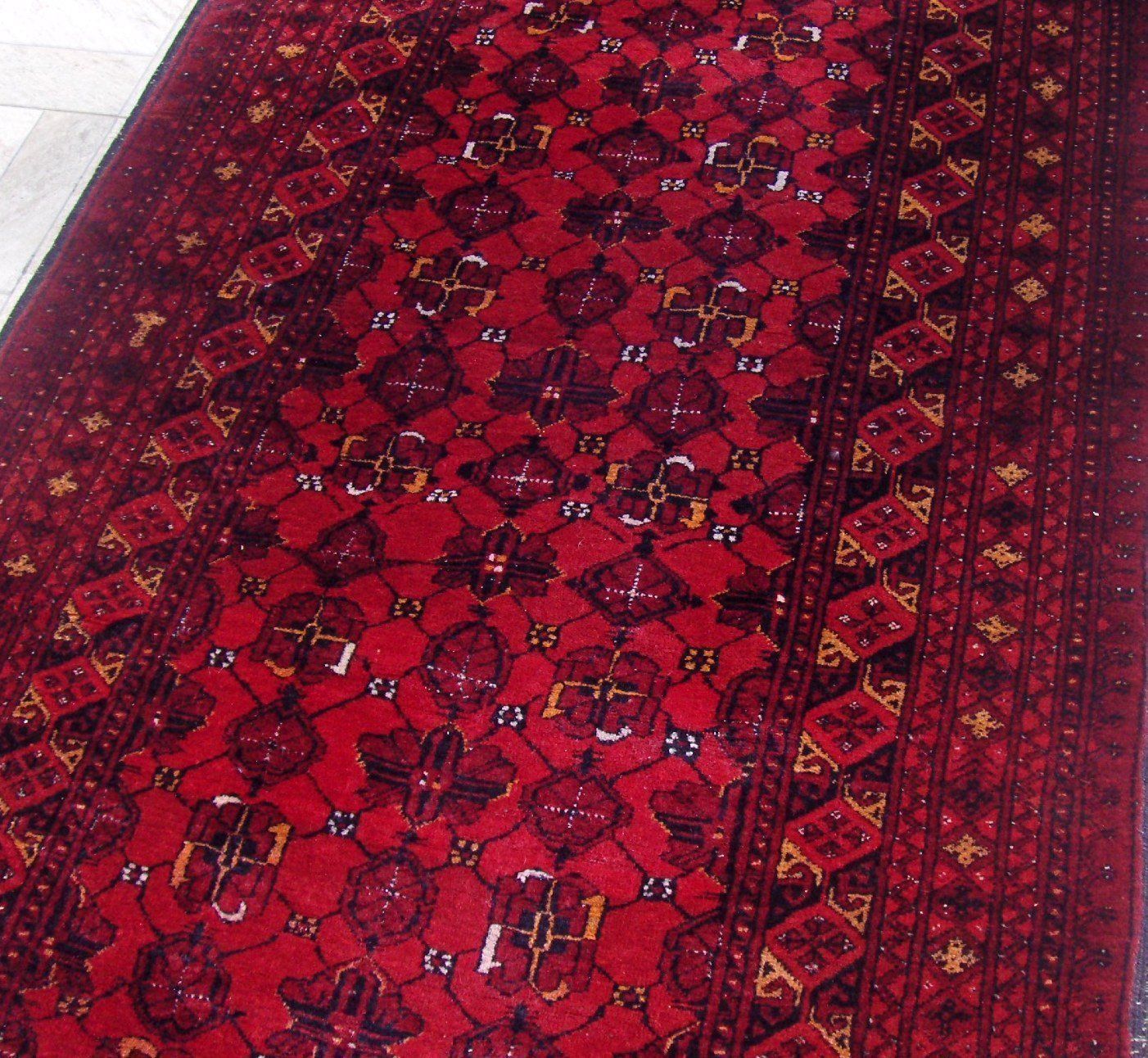 Tappeti: Orientteppich Afghan 93 x 200 cm – Usato da Eschenbach venduto da Alicekunst 4