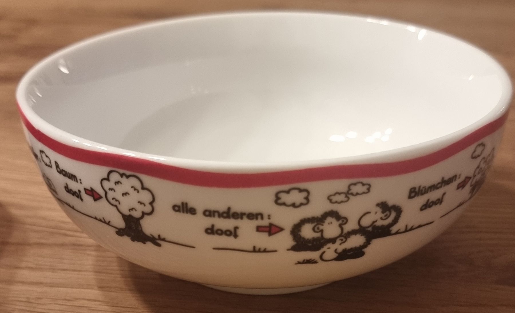 Ciotole: Sheeepworld Müslischale/Dessertschale "doof" – Usato da Luzern venduto da .Skylake. 1