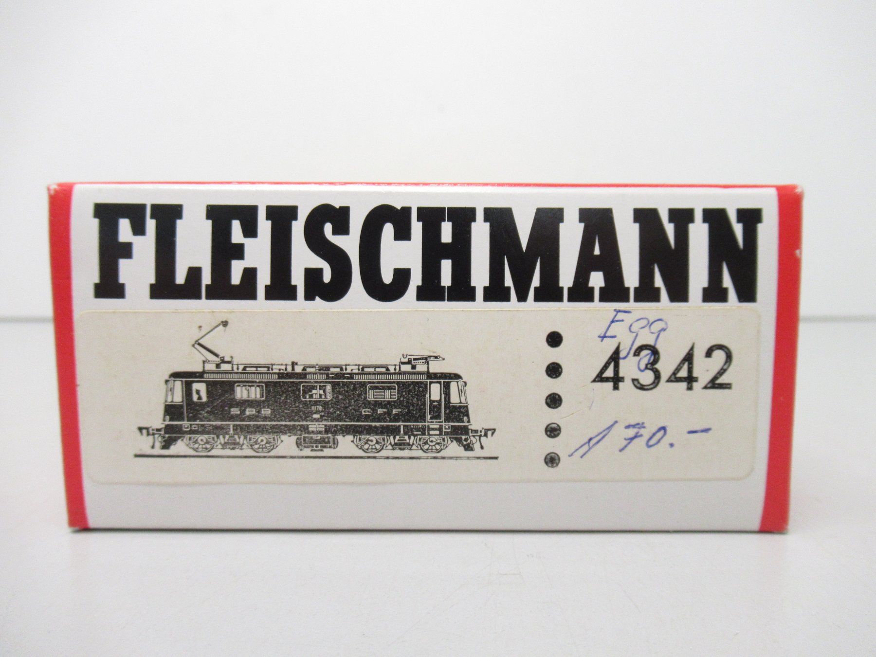 Fleischmann Modelleisenbahnen: Fleischmann 4342 E-Lok Re 4/4 II rot SBB CFF FFS Analog OVP – Gebraucht aus Basel von mhmarken 7