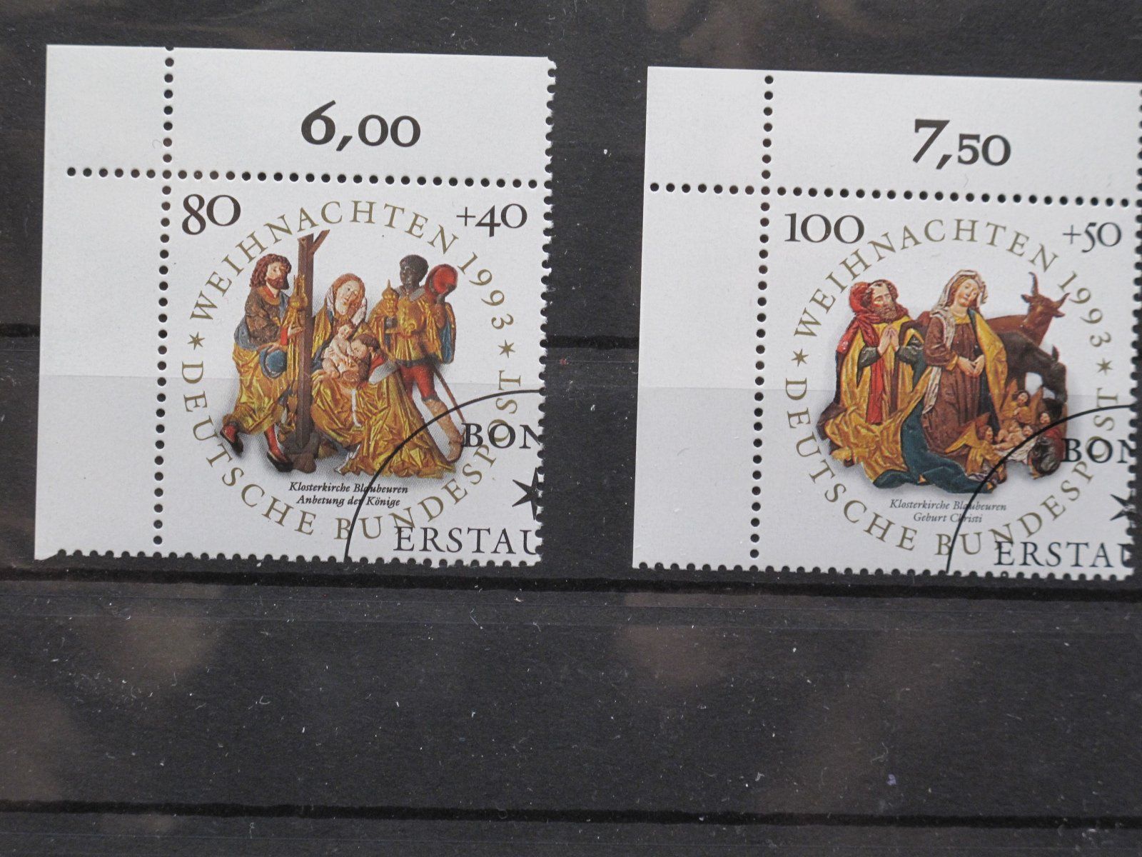 Tutti i francobolli: BRD 1993 Weihnachten gest ET – Usato da Wil SG venduto da fva01