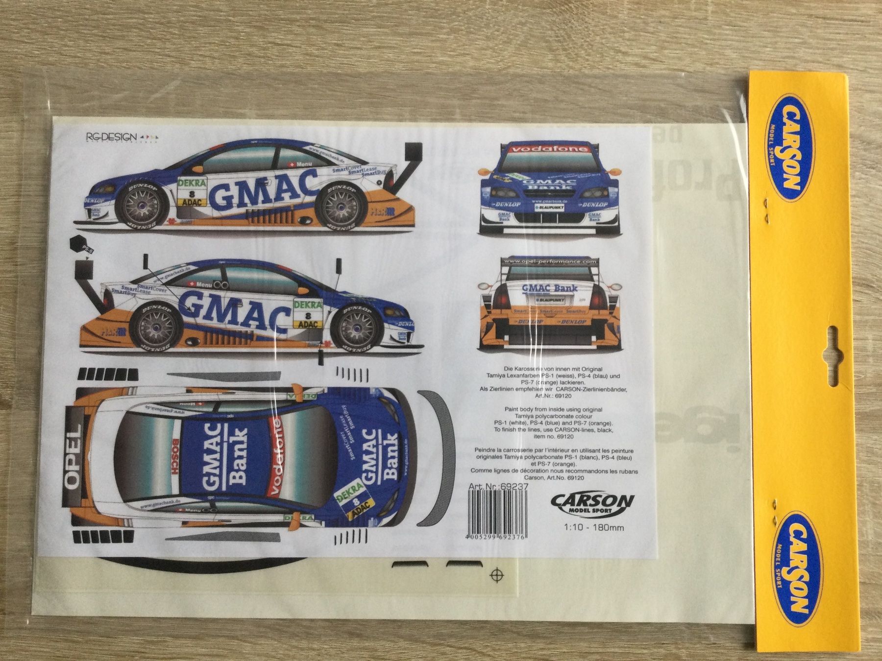 Tamiya Modellismo RC: Carson Kleber Astra Menu 1:10 Tamiya – Nuovo e nell'imballaggio originale da Mezzovico venduto da Herbie53