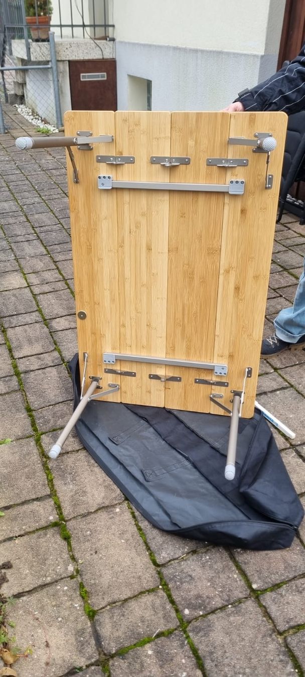 CAMPZ Falt-Campingtisch Bambus (Gebraucht) in Embrach fr CHF 60  nur  Abholung auf Ricardo kaufen