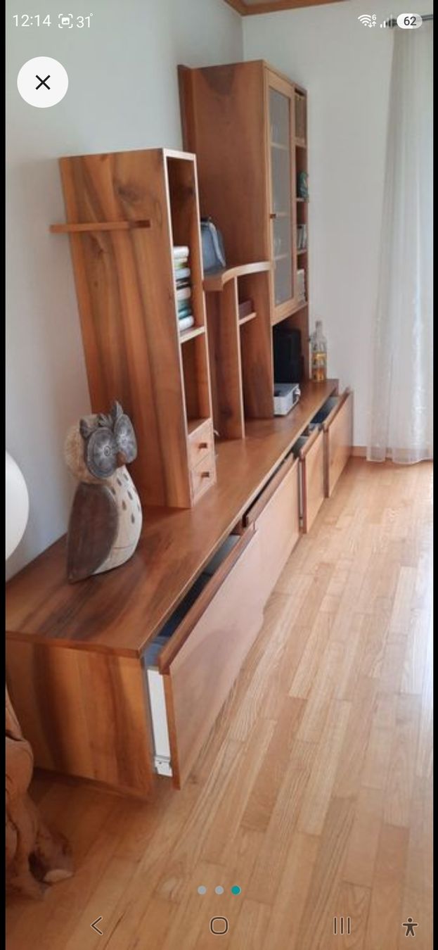 Buffets: Nussbaum Wohnwand /Sideboard – D'occasion à Wuppenau par Haexli2000 1
