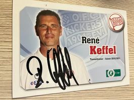 Autogrammkarte René Keffel - OFC Kickers, signiert! Selten!