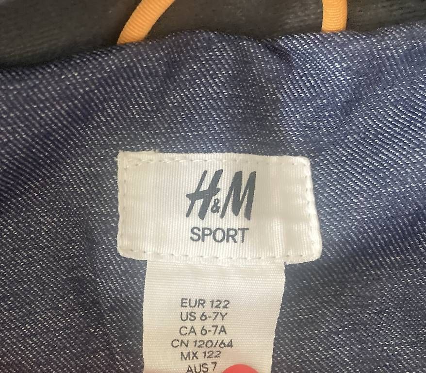 Giacche & Cappotti: Freizeitjacke Gr. 122, blau-orange – Usato da Lyss venduto da stubenwagen 1