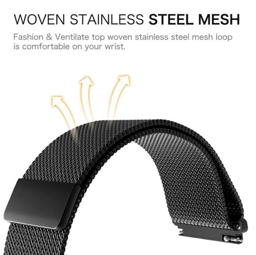 Hometrainer: Fitbit Versa / Versa 2 Milanaise Loop – Nuovo e nell'imballaggio originale da Zürich venduto da Watch-247 3