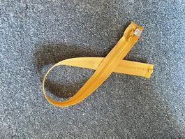Reissverschluss dunkel gelb dunkles gelb teilbar 45 cm 69