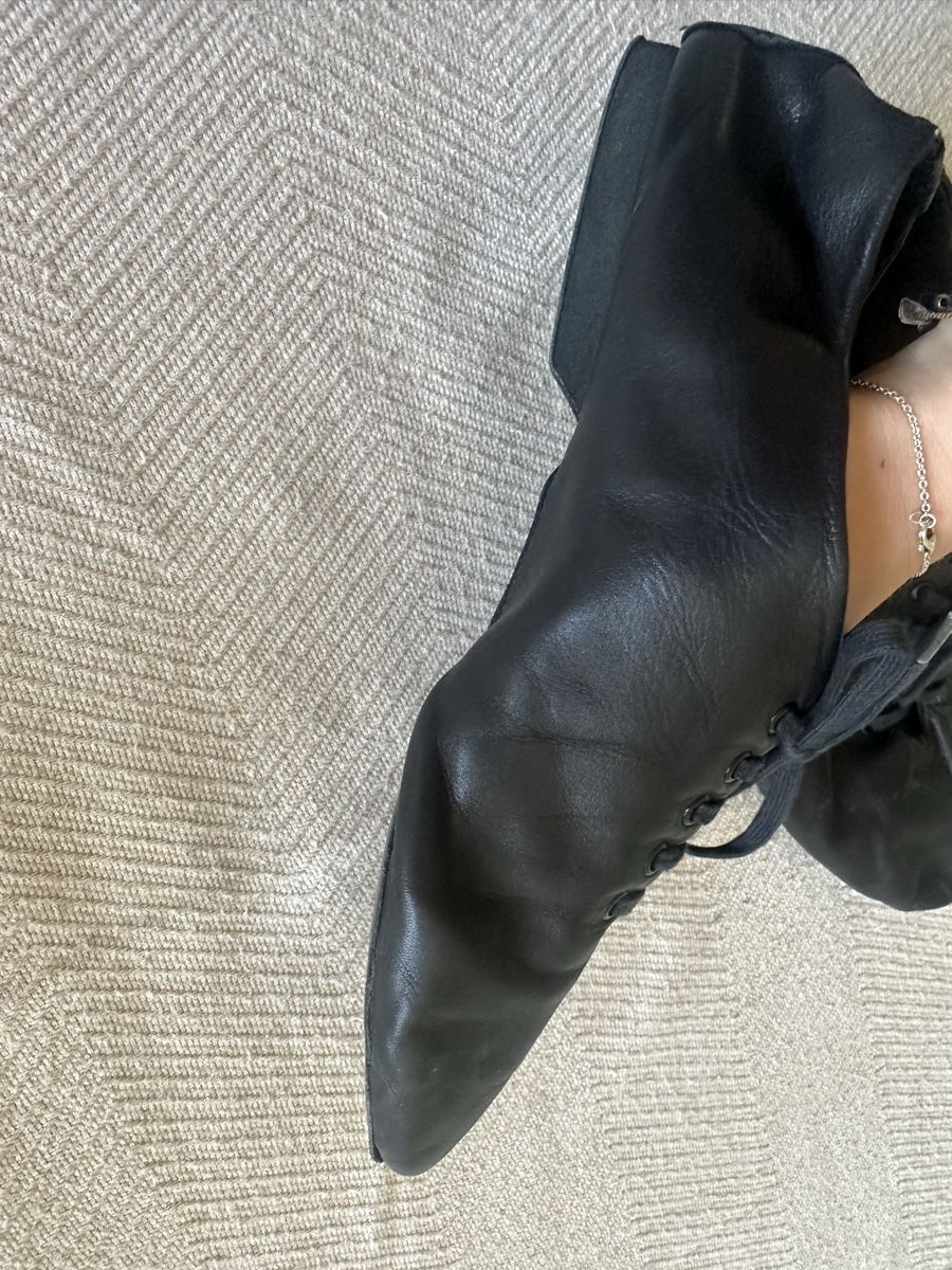 Chaussures hommes: Dance shoes leather black size 38 used – D'occasion à Zürich par car_68nt 4