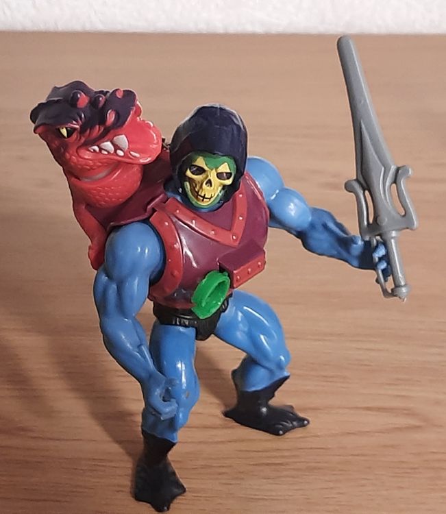 Skeletor Dragon Blaster - Masters Of The Universe Mattel 1981 Taiwan - Figurine Vintage