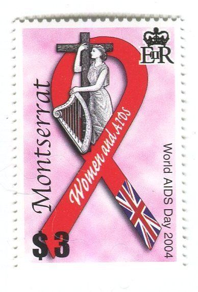 Tutti i francobolli: Briefmarke "Kampf gegen AIDS". Montserrat – Nuovo e nell'imballaggio originale da Basel venduto da Butsch5